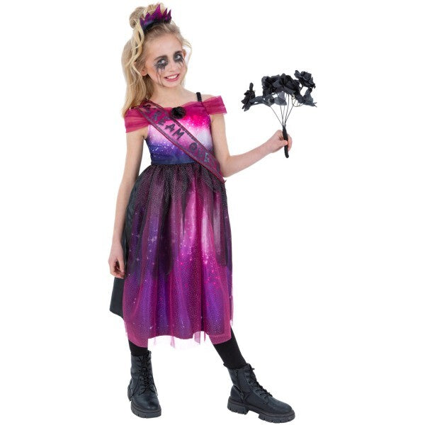 Smiffys scream queen costume dress and crown, UK version