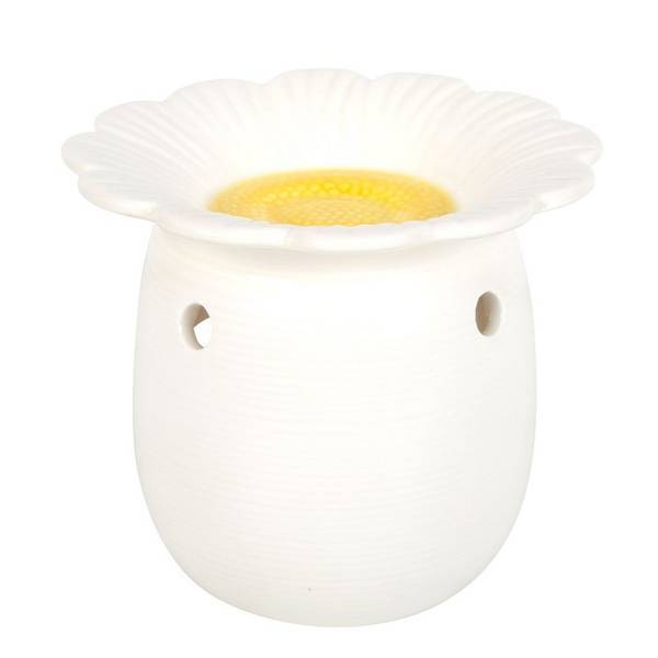 Something Different daisy oil burner stoneware 13.5cm - British product