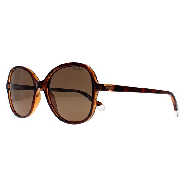 Polaroid PLD 4136/S brown polarized sunglasses for women - British product
