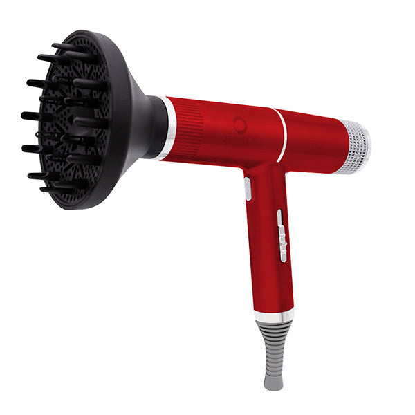 Zenten hair dryer red satin T-shape, imported from the UK