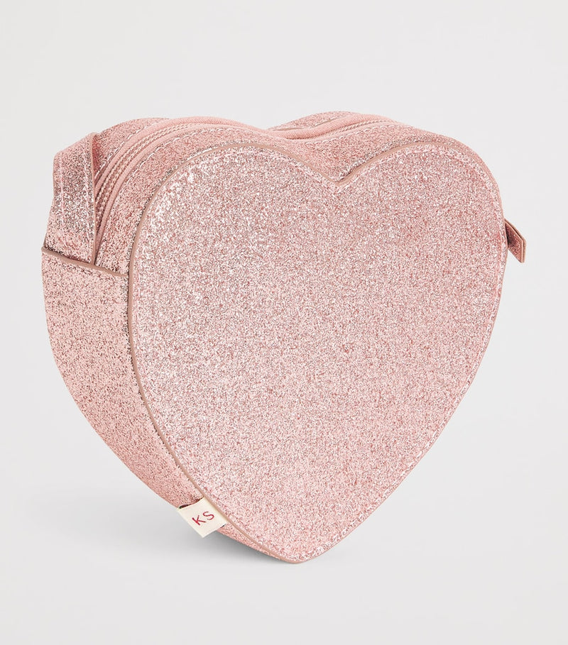 Konges Sløjd sequinned heart shoulder bag - British product