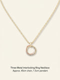 Cartier Trinity necklace in three-tone gold, imported from the UK