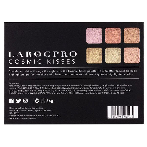 LaRoc Pro Cosmic Kisses - Highlighter Palette GOODS Superdrug   