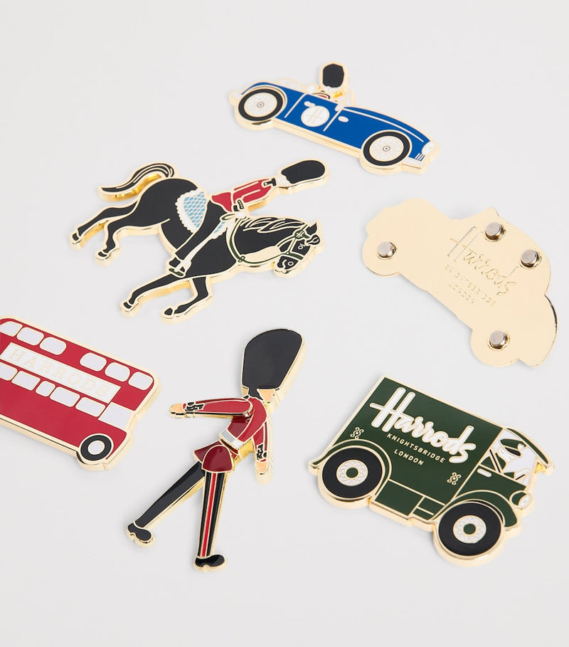 Harrods Racing Car Magnet H15cm x W11cm UK version