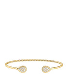Boucheron Serpent Bohème bangle yellow gold diamonds, UK version