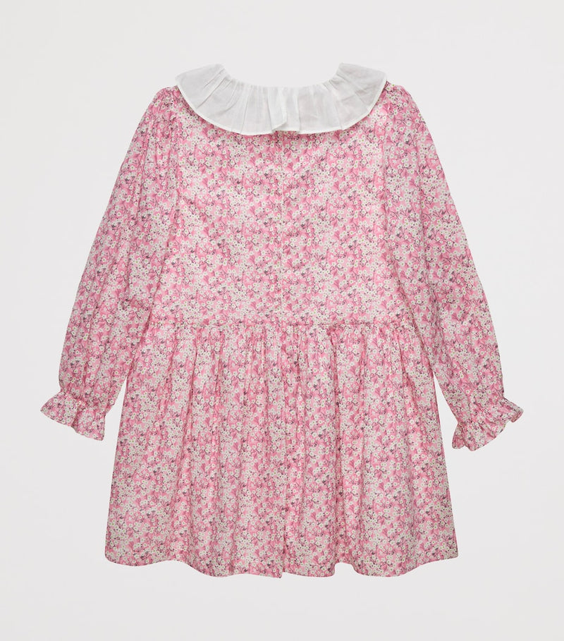 Trotters cotton liberty print dress for girls 6-11 years (British brand)