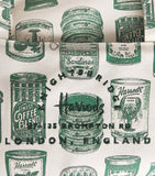 Harrods cotton canvas tote bag with iconic packaging prints, imported from the UK