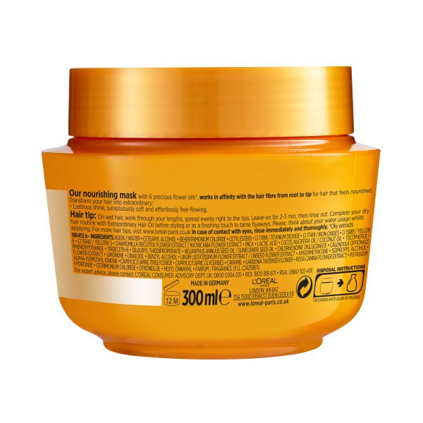 L'Oreal Elvive Extraordinary Oil masque Pot 300ml