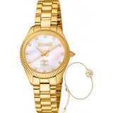 Just Cavalli Pacentro watch and bracelet gift set - British product