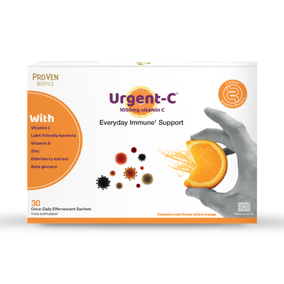 Holland & Barrett Pro-Ven Biotics Urgent-C Everyday Immune Support Vitamin & Mineral 30 Sachets- Buy online at McGrocer