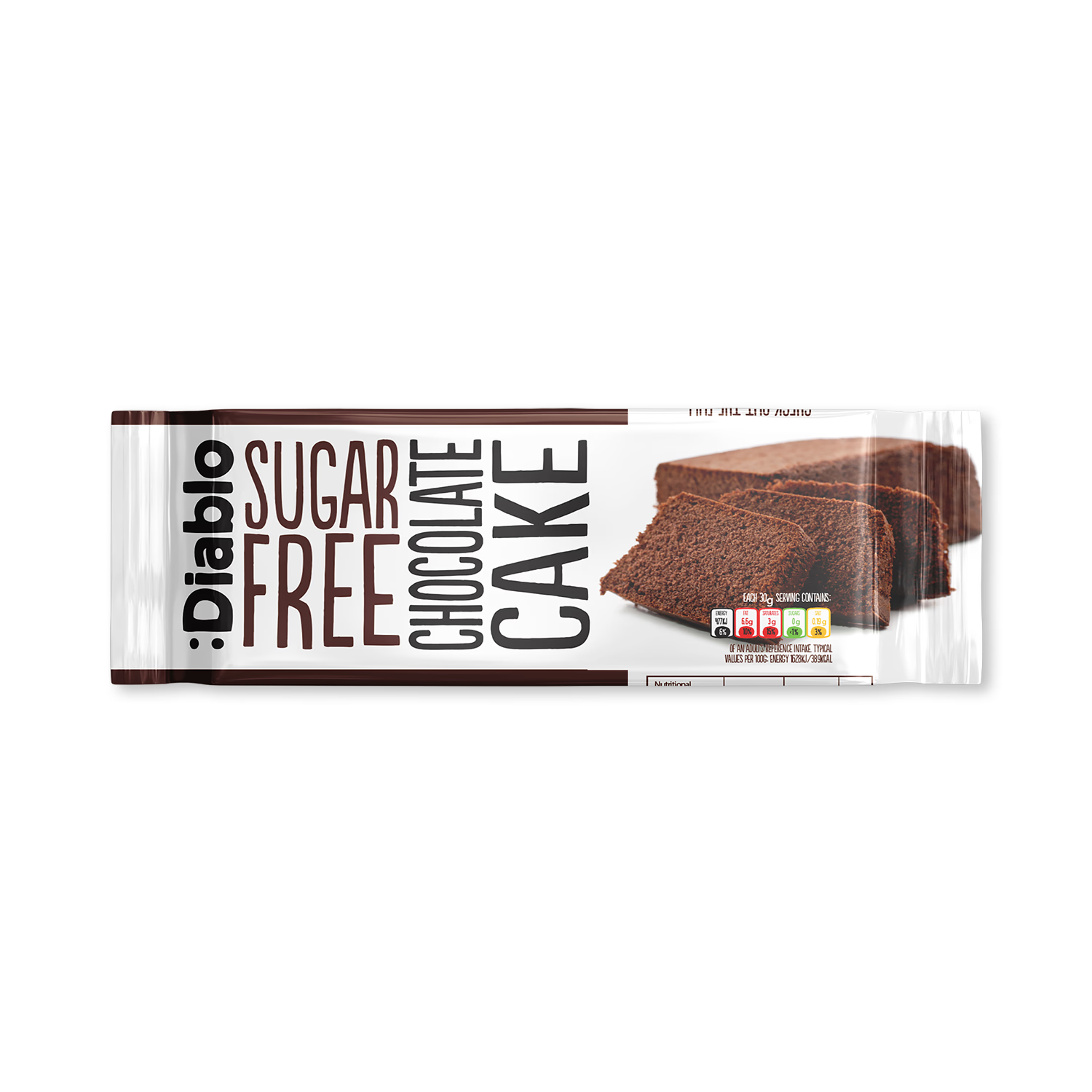 Diablo sugar free chocolate cake 200g - British product
