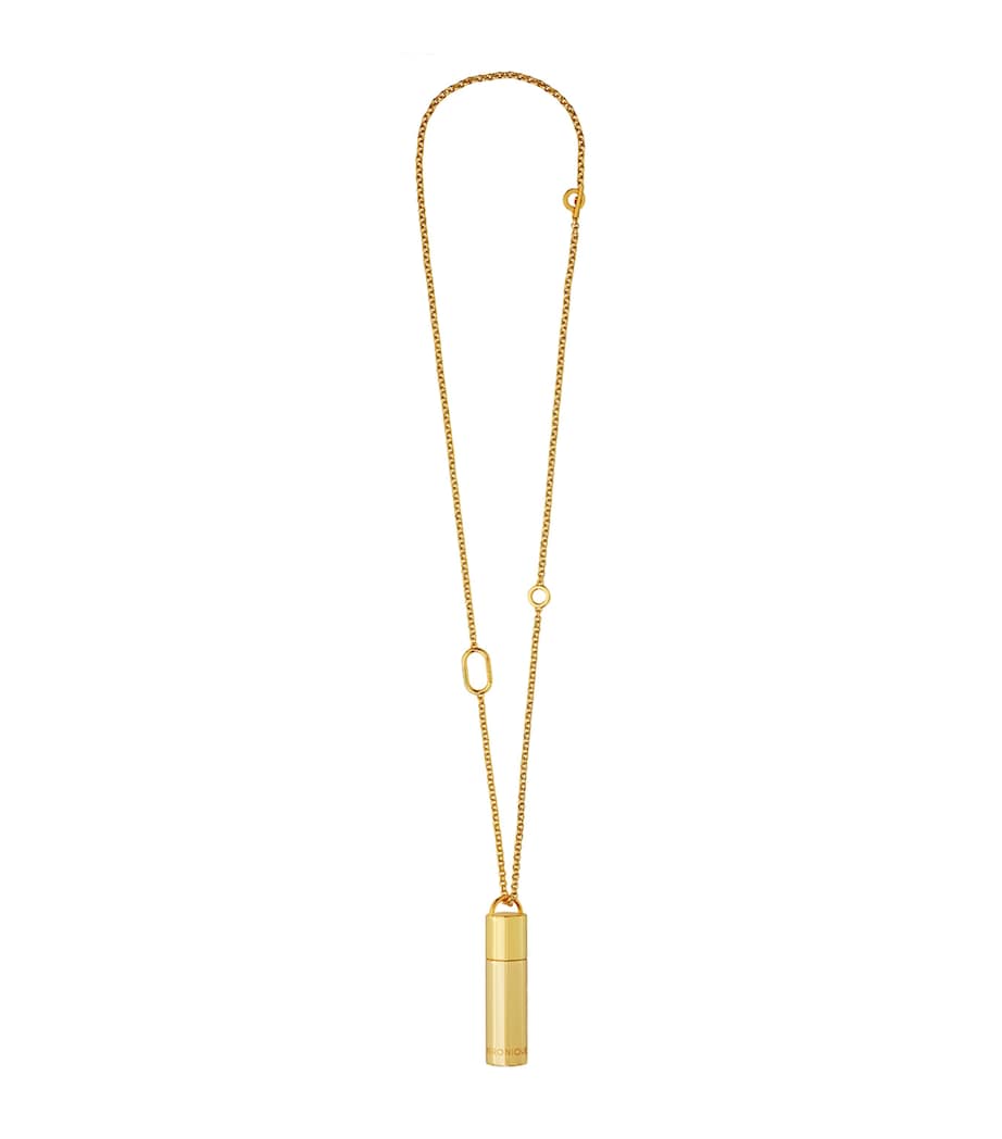 Veronique Gabai Le Spritz gold-tone perfume necklace, UK version