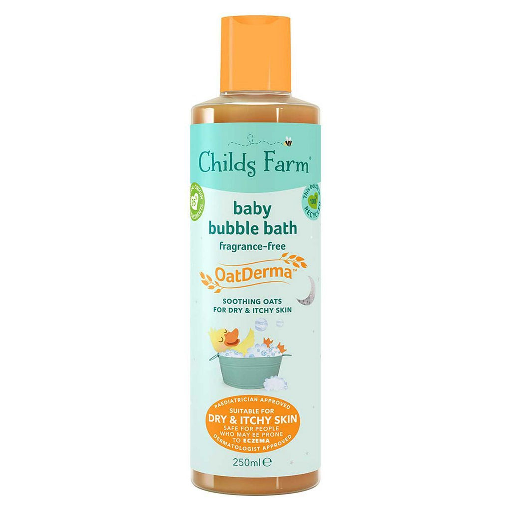 Childs Farm Oat Derma Baby Bubble Bath Fragrance-Free 250ml