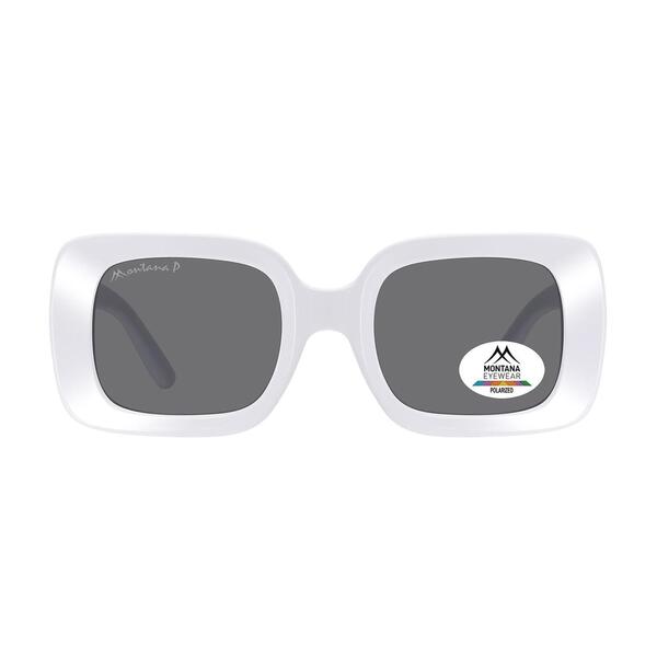 Montana MP68 white polarised women sunglasses, UK version