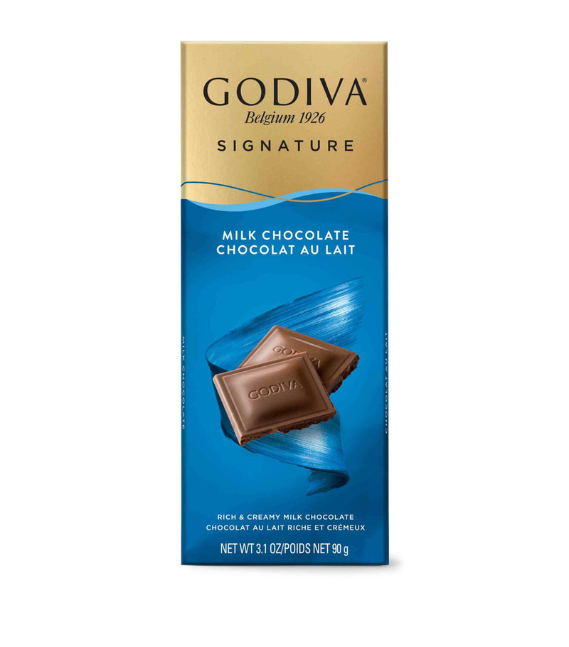 Godiva Milk Chocolate Tablet Bar 90g, UK version