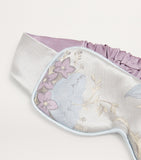 Daniel Hanson silk floral jacquard eye mask - British product