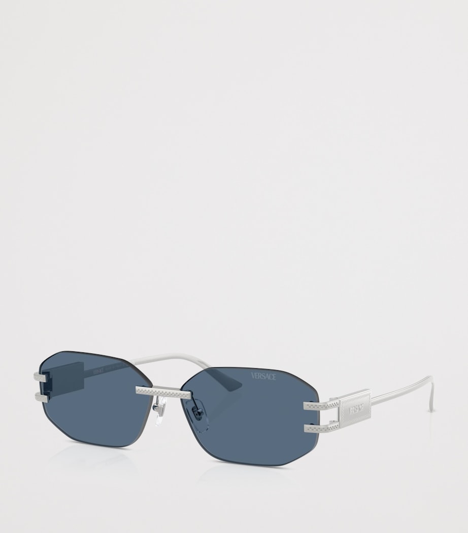 Versace metal rimless sunglasses, UK version