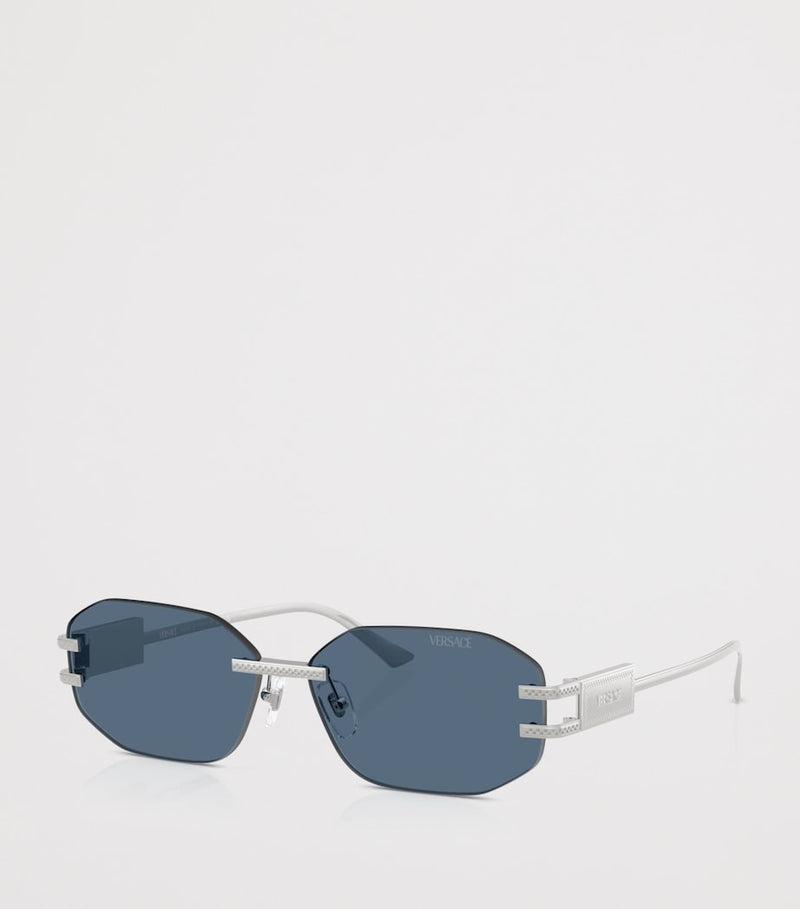 Versace metal rimless sunglasses, UK version