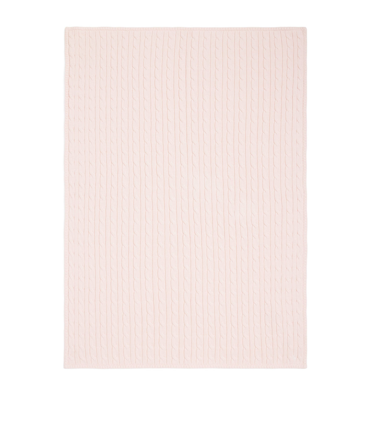 Cotton Cable-Knit Blanket