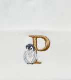 Paint My Dreams baby beanie embroidered P penguin - British product