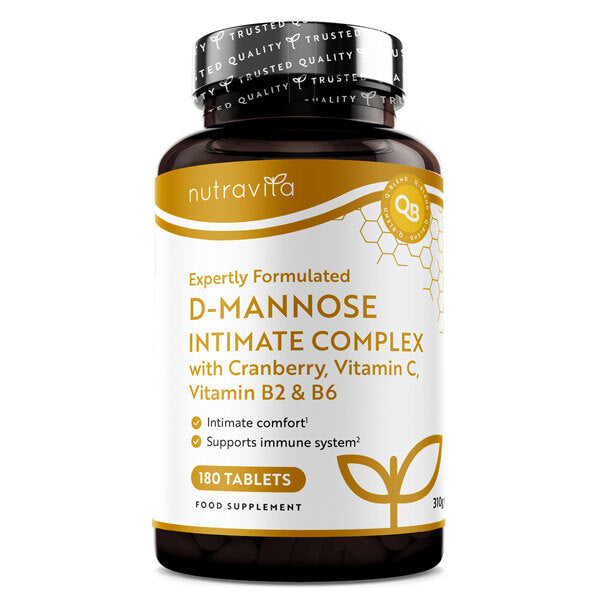 Nutravita D Mannose Complex supplement 180 tablets - British product