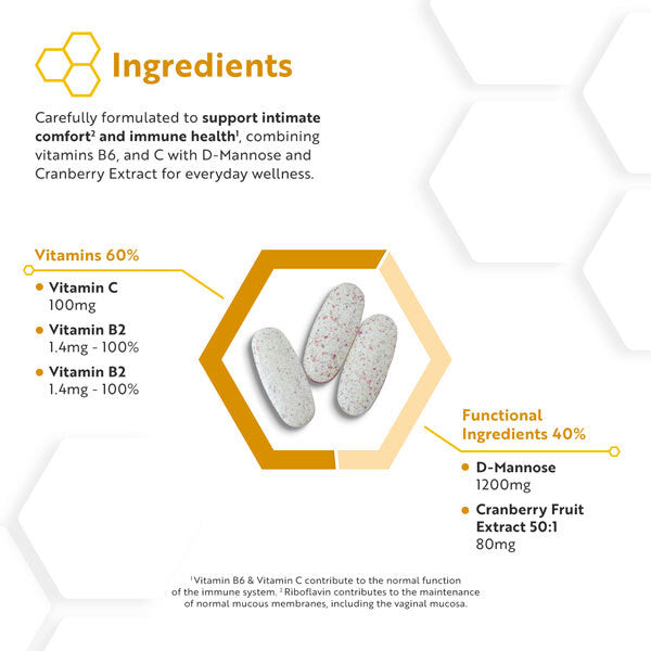 Nutravita D Mannose Complex supplement 180 tablets - British product