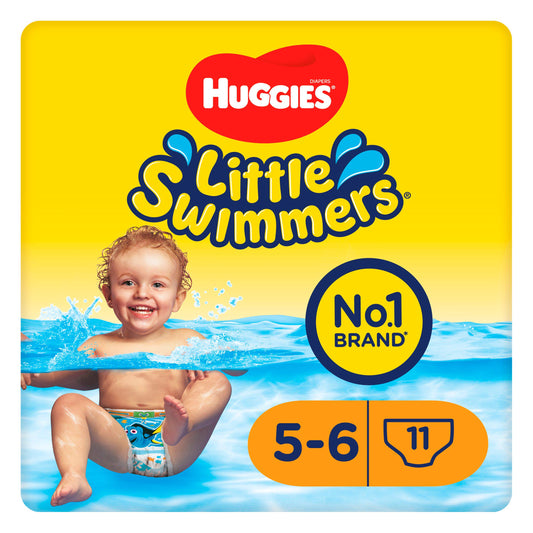 Huggies Little Swimmers Swim Nappies, Nappies Size 5 & 6, 11 Nappy Pants nappies Sainsburys   