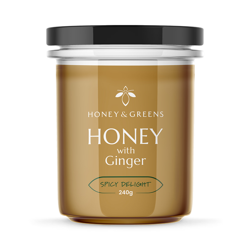 Britischer Honig mit Ingwer, 240 g