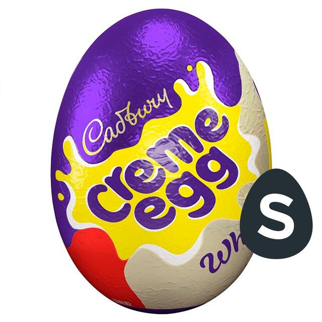 Cadbury Creme Egg White Chocolate Easter Egg Single   40g