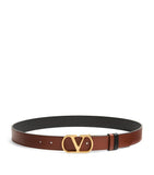 Valentino Garavani reversible VLogo Signature leather belt, UK version