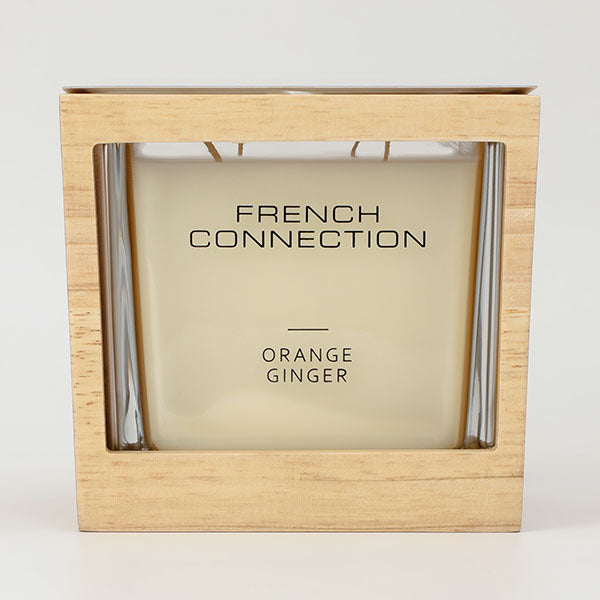 French Connection orange ginger candle 495g, imported from the UK