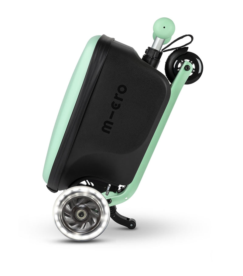 Micro Scooters mini foldable suitcase scooter with 13-litre capacity for children, imported from the UK