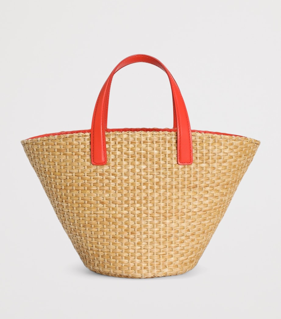 Dolce&Gabbana kids straw logo tote bag (British brand)