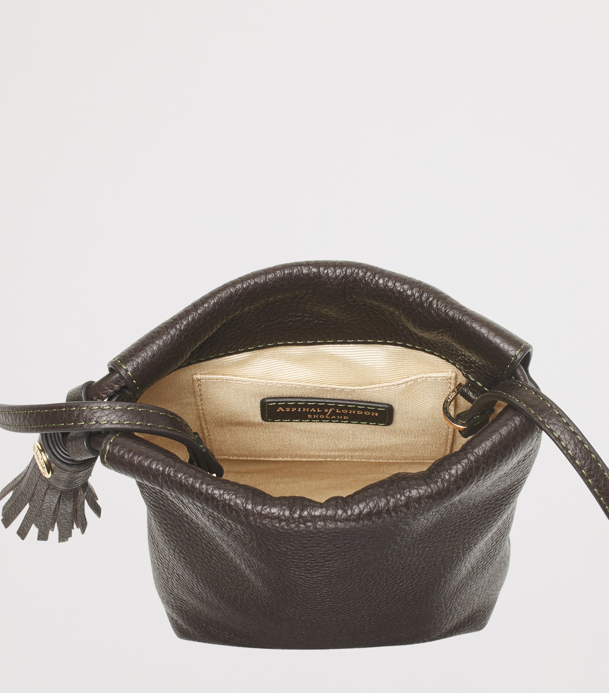 Aspinal of London Soho leather cross-body pouch (British brand)
