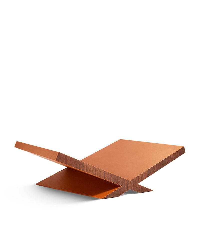 Assouline Walnut-Leather Culture Bookstand - British product
