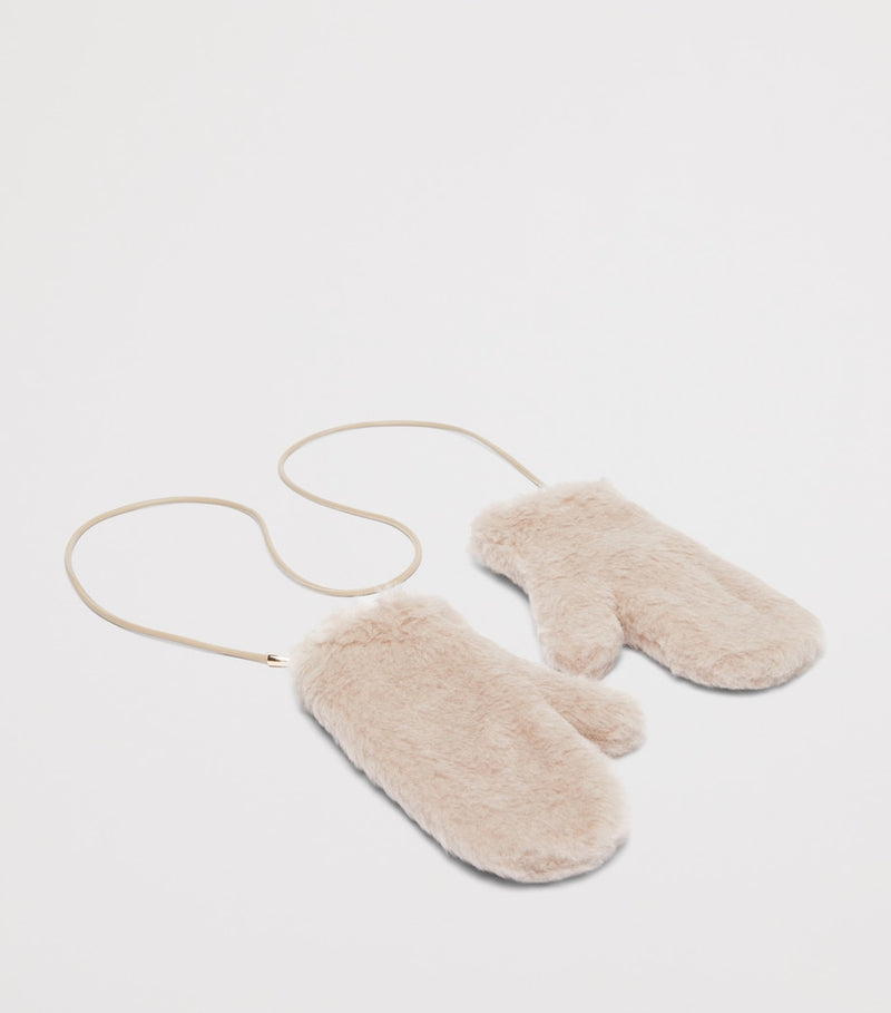 Max Mara alpaca wool silk mittens, imported from the UK