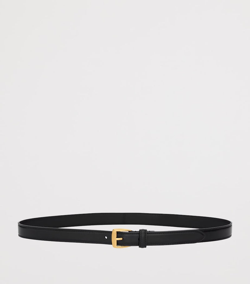Saint Laurent leather belt trapezoid buckle 2cm - British product