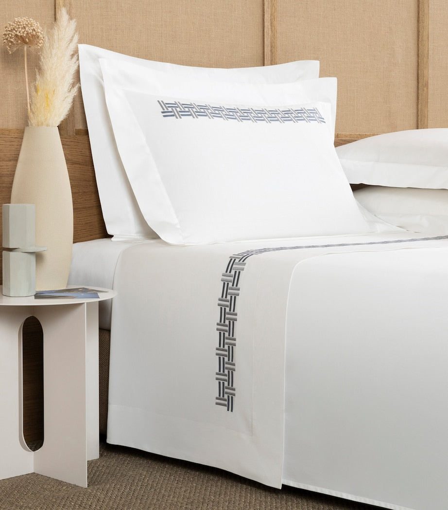 Frette Basket Weave Super King sheet set - British product