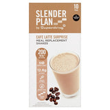 Superdrug Slenderplan Meal Replacement Shake Cafe Latte x10 GOODS Superdrug   