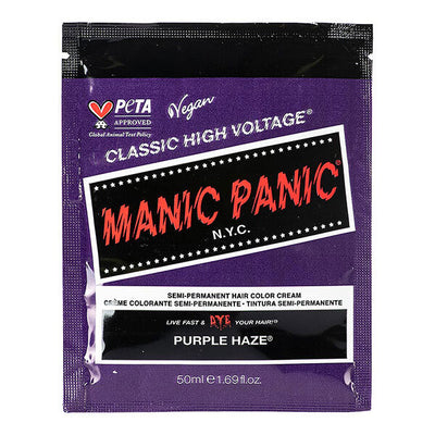 Superdrug Manic Panic Purple Haze High Voltage Classic Hair Colour 50ml- Buy online at McGrocer