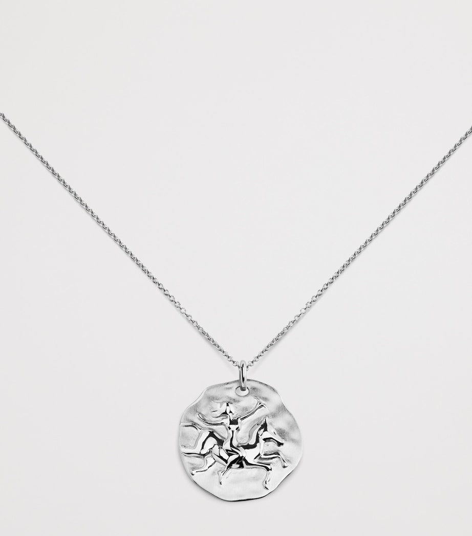 Monica Vinader Sagittarius zodiac pendant necklace, UK version