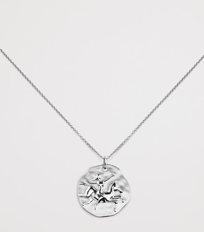Monica Vinader Sagittarius zodiac pendant necklace, UK version
