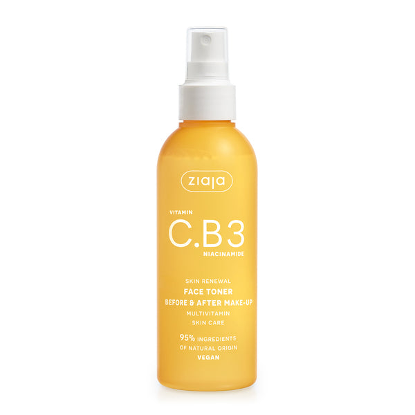 Ziaja face toner spray with niacinamide 190ml, UK version