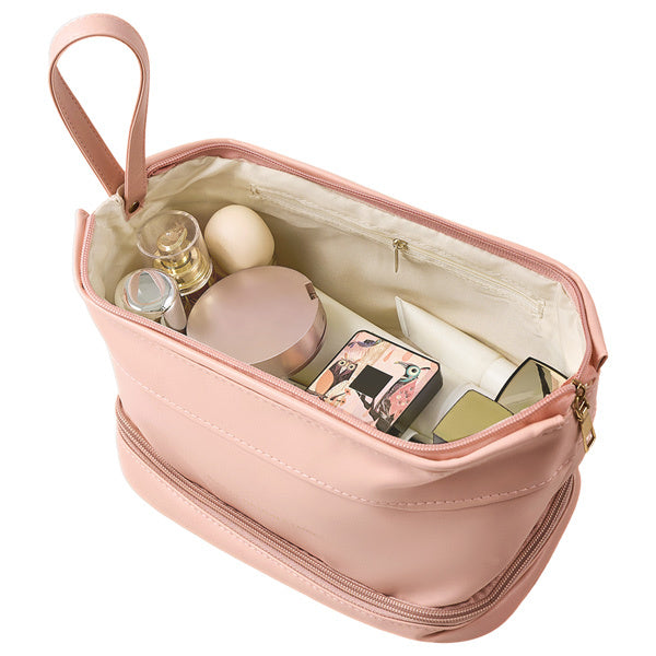 Livingandhome double layer travel cosmetic toiletry bag, UK version