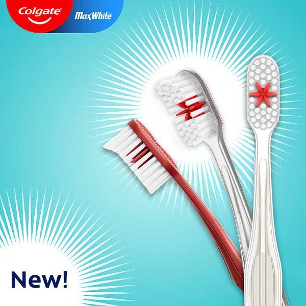 Colgate Max White Medium Manual Toothbrush - British product