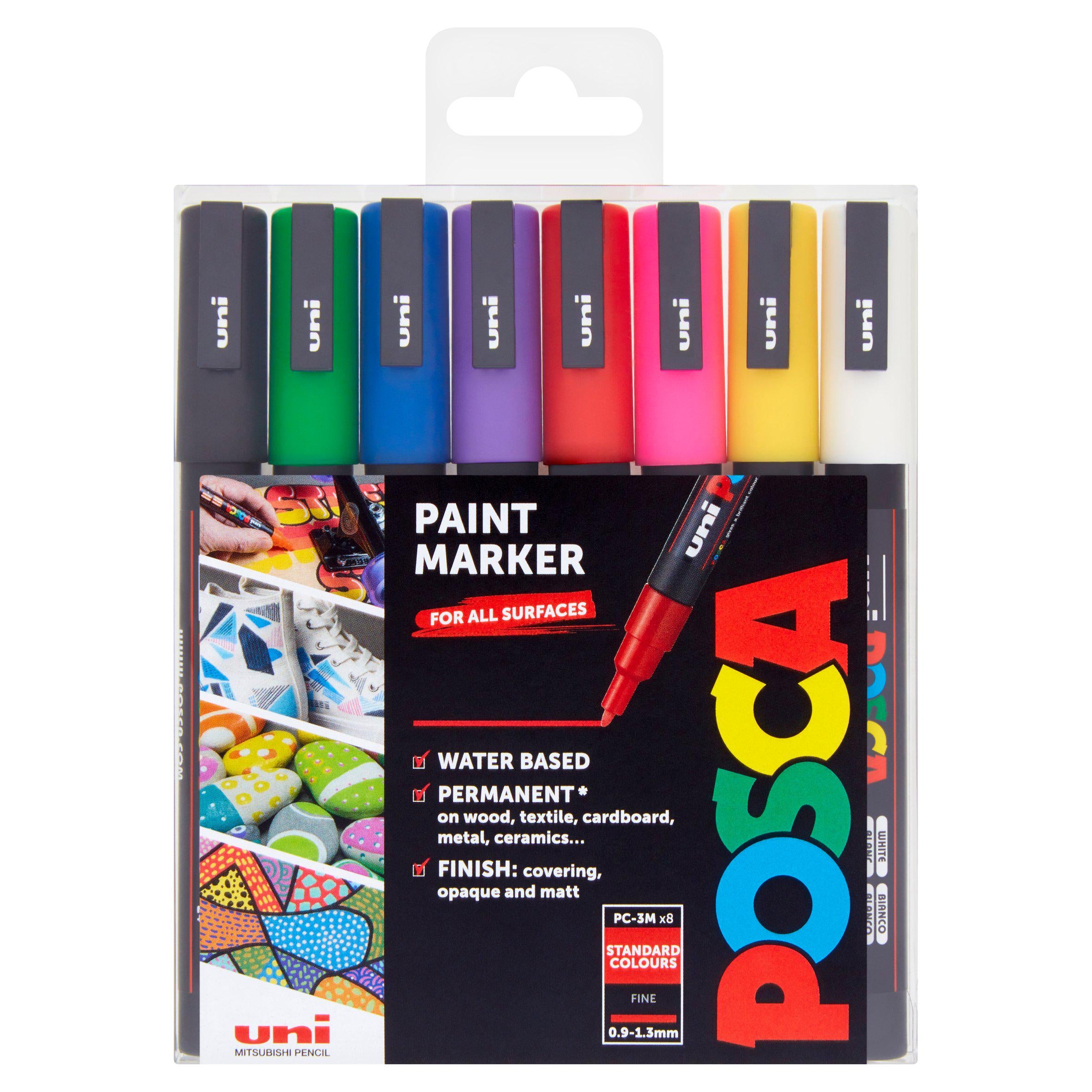 Posca Pc 3m Starter Pack 8pc GOODS Sainsburys   