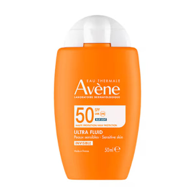 Superdrug Avène Ultra Fluid Usynlig SPF50 Ansiktssolkrem For Kombinasjonshud 50ml- Kjøp online hos McGrocer