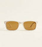 Prada metal rimless rectangle sunglasses, imported from the UK