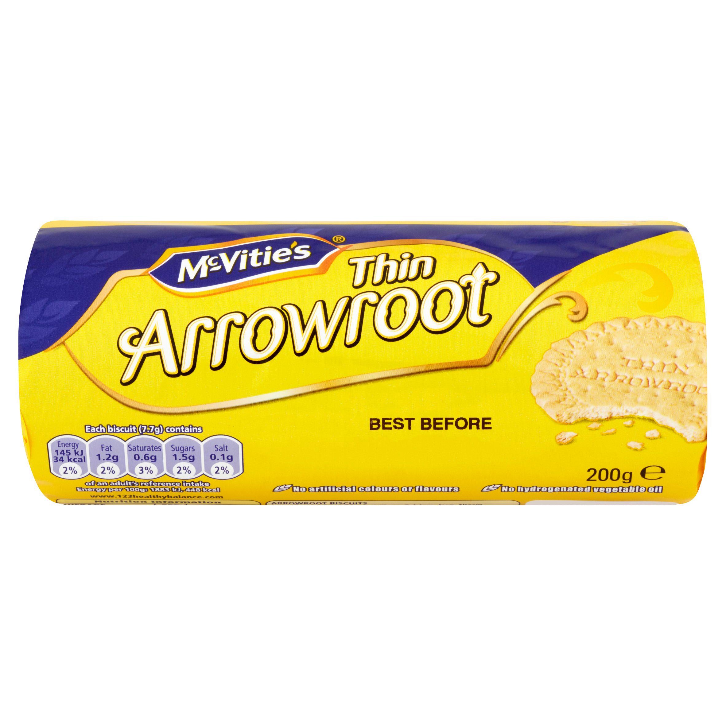 McVitie's Thin Arrowroot 200g Biscuit barrel Sainsburys   