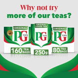 PG Tips Original Biodegradable Tea Bags   160 per pack